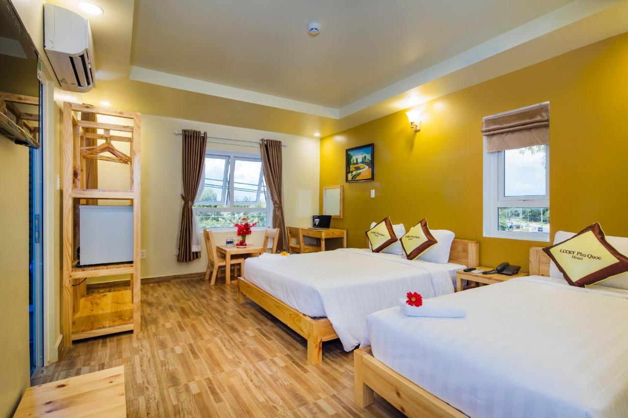 Lucky Phu Quoc Hotel Exterior foto